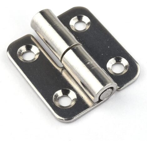 6 charnières amovibles 1,5' petits joints coulissants charnières de porte amovibles en acier inoxydable 304 gaucher