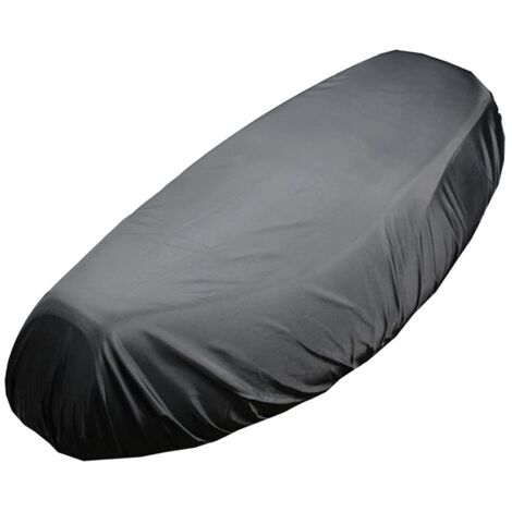 Housses de Siège pour Moto, Housses de Siège de Moto Universelles en Tissu Oxford Étanche Protection Solaire Extérieure Housse de Siège de Moto Protection de Siège Élastique,Noir XL
