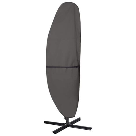 Housse anti-poussière pour parapluie, imperméable, portable, protection UV, 25/55/230 cm, matériau polyester/Oxford/PU, gris
