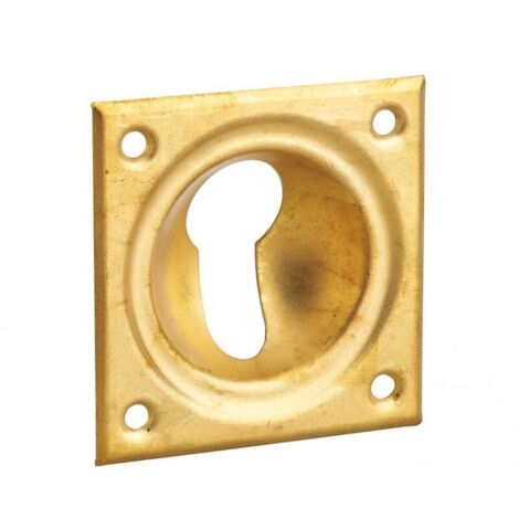 1PC Entrée à cuvette trou de cylindre, 60x60mm, laiton