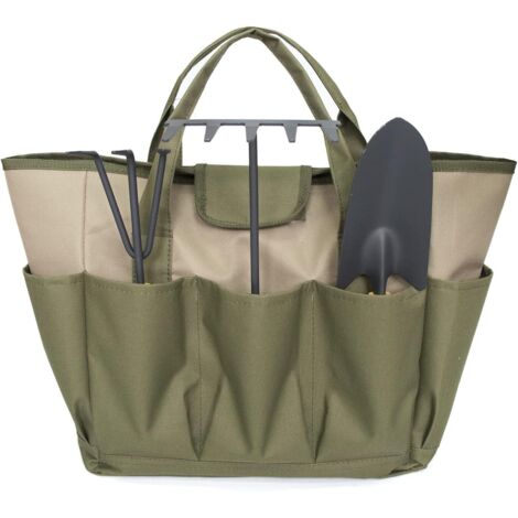 Sac fourre-tout de jardin, sac à outils de jardin, sac de rangement pour outils de jardinage et sac de rangement pour jardinier
