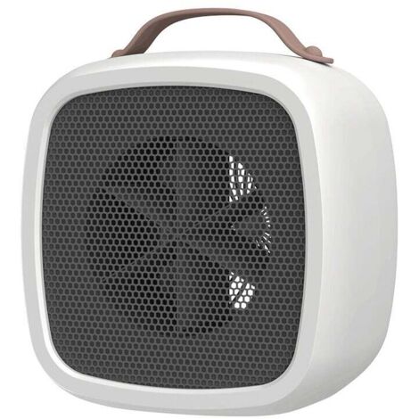 Petit radiateur de Bureau - Petits Chauffe-Soleil Portables - Brancher Chauffage à Anti-brûlure(Blanc) (1/5)