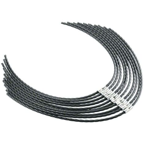 10pcs Fil pour débroussailleuse haute performance 37 cm (3,5 mm)