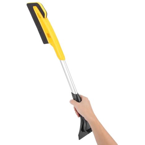 Grattoir à glace et balai à neige pour pare-brise de voiture,pelle à glace multifonctionnelle pour voiture, poignée de voiture détachable, brosse de déneigement, pelle à glace, Grattoir à glace e (1/5)