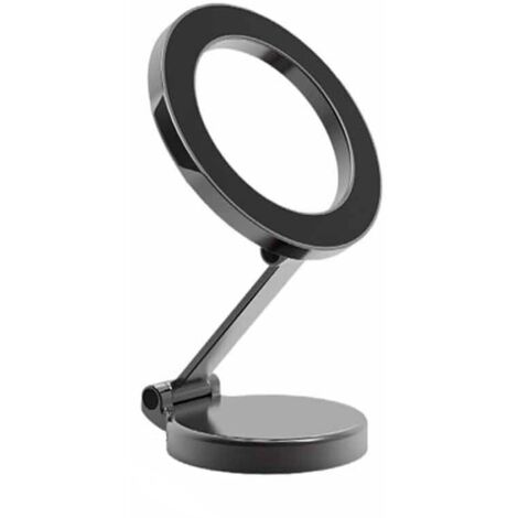 Support de voiture magnétique pour téléphone, angle réglable et rotation à 360⁰, compatible universel, noir