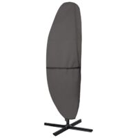 Housse anti-poussière pour parapluie, imperméable, portable, protection UV, 25/55/230 cm, matériau polyester/Oxford/PU, gris