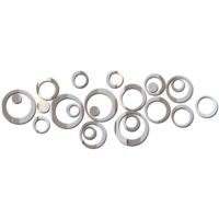 Modern design spiegelset, acryl decoratieve spiegelkristal, diamant, 23 stuks/set, 3D, doe-het-zelf, zilver