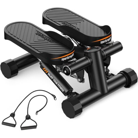 Sportsroyals Stepper d'escalier pour Exercices - Torsadé avec Bandes de résistance et capacité de Poids de 150 kg