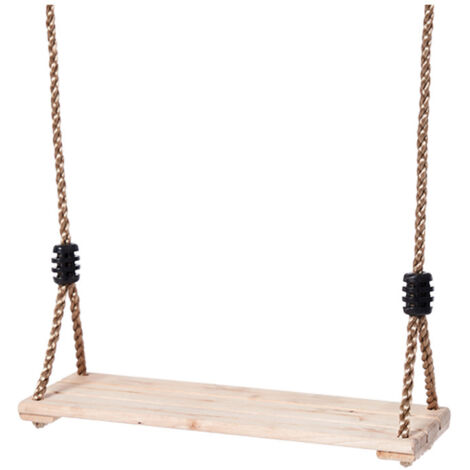 SVKBJROY Balançoire pour Enfant 40x16cm avec Planche en Bois de pin Massif (1/5)