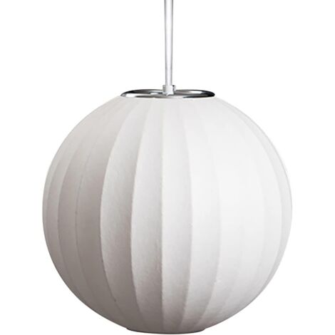Suspension Lanternes,Lustre pour Salon de thé Restaurant,Lustre de Salle à Manger en Tissu,40CM