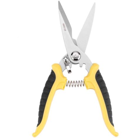 8" 200mm Sécateur Ciseaux de Jardin, Cisailles d'élagage Professionnelles Bypass en Acier Inoxydable Greffage Scissor Outil de Jardinage avec Poignée Ergonomique Anti-dérapant (1/5)