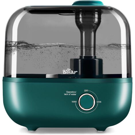 Humidificateur 5L à Remplissage par Le Haut, 28 dB Ultra Silencieux Pour Bébés et Plantes, Fonctionne Jusqu'à 35 Heures, avec Plateau D'arômes, Buse à Vapeur Rotative à 360°, Arrêt Automatique (1/5)