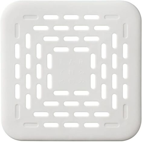 Filtre à Évier Protection de Drain de Silicone Filtre avec Ventouse,Anti-Obstruction Empêcher des Débris Couvercles de Drain de Douche pour Évier de Cuisine,Salle de Bain lavabo-blanc (1/5)