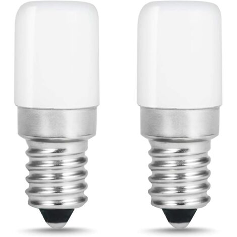 Lampe E14 LED Ampoule pour Réfrigérateur, 1.5W E14 LED Ampoule pour Frigo, équivalente à une Ampoule 15Watt, Blanc Chaud 2700K, Lampe pour Machine a Coudre, Culot E14, 110V, Lot de 2 (1/5)