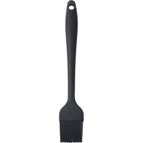 Pinceau de Cuisine,Pinceau à Pâtisserie,Pinceau Patissier Silicone,Pinceaux de Barbecue en Silicone,pour Cuisiner,Barbecue, Gâteaux, Cuisson, 21 cm,Noir (1/5)