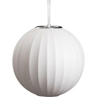 Suspension Lanternes,Lustre pour Salon de thé Restaurant,Lustre de Salle à Manger en Tissu,40CM