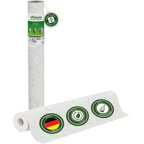 Veluxis® PRO Vliestapete 10,05 m x 0,53 m (Unregelmäßige-Spachtel-Struktur, 1er-Set) – hervorragendes Preis-Leistungs-Verhältnis, ideal für große Flächen & Decken, rissüberbrückend – Made in Germany