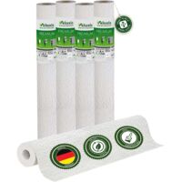 Veluxis® Premium Vliestapete 10,05 m x 0,53 m (Feine Putzstruktur, 4er-Set) – hochwertiges Renoviervlies für gleichmäßige Wände rissüberbrückend & extrem blickdicht – Made in Germany