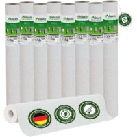 Veluxis® PRO Vliestapete 10,05 m x 0,53 m (Feine Putzkörnung, 8er-Set) – hervorragendes Preis-Leistungs-Verhältnis, ideal für große Flächen & Decken, rissüberbrückend – Made in Germany