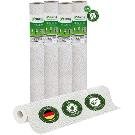 Veluxis® Papier peint intissé haut de gamme 25,00 m x 1,06 m (motif croisé irrégulier, lot de 4) – sous-couche de rénovation de haute qualité pour murs lisses – Fabriqué en Allemagne