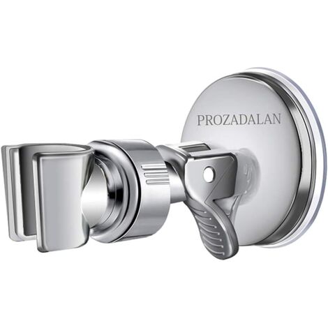 Support de douche à main remplaçable, Support de douche à ventouse à rotation 360 °, Support de douche à ventouse à grand adsorbabilité (Socle à ventouse) (1/5)