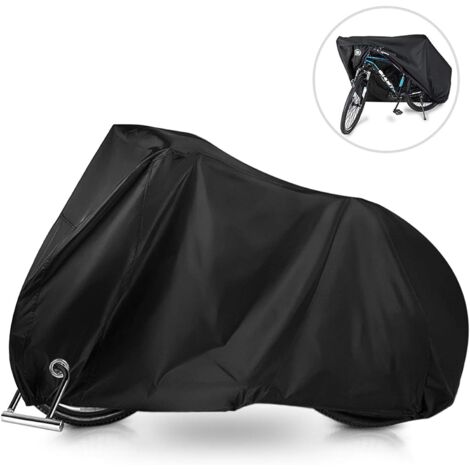 Housse de Housse de Vélo, 210T Housse Velo Exterieur Protection Bache Velo Exterieur Imperméable Housse de Pluie de Vélo pour Anti-UV Anti-poussière Anti-Guano (1/5)