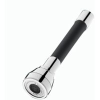 Rallonge de Robinet pour Cuisine, Salle de bain, Tube de Rallonge universel en mousse, appareil anti-éclaboussures, rallonge de robinet universelle, avec flexion libre à 360°,20cm noir