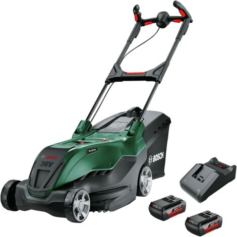 Bosch Hobby AdvancedRotak 36V-40-650 Tagliaerba elettrico 36 V Brushless 40 cm con due batterie