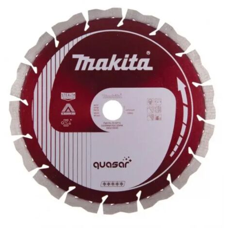 Makita Quasar Stealth Disco diamantato silenziato universale a umido e secco - 400x25,4 mm