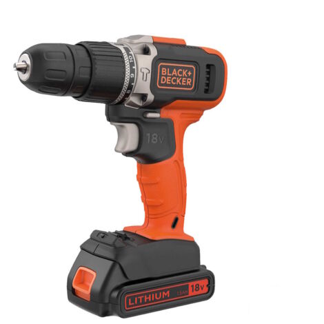 Trapano Avvitatore B&D A Batteria Al Litio 18v 1,5ah Mod Bcd003c1