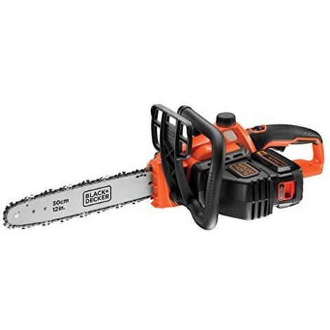 BLACK+DECKER GKC3630L25-QW - Motosega senza fili, 30 cm, 36 V, 2,5 Ah, 5 m/s, 1 batteria, caricatore 1h50 (1/4)