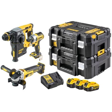 DeWALT Utensili - Set di 9 utensili a batteria, batterie e caricabatterie DCK305P3T