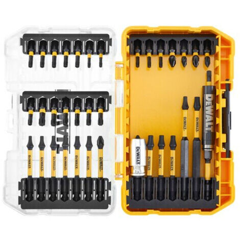Inserto d'avvitatura in valigetta toughcase DEWALT - 37 pezzi - Ø 25/57/89 mm - DT70732T-QZ