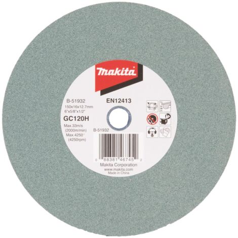 Makita Accessori - Disco abrasivo per metallo 150x12,7 mm B-51932