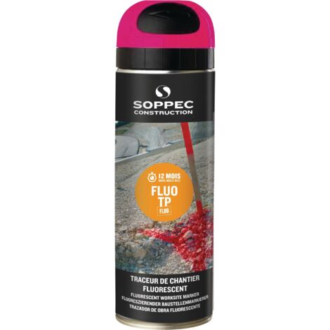 Spray segnalatore da cantiere FLUO TP neon rosa 500 ml spray