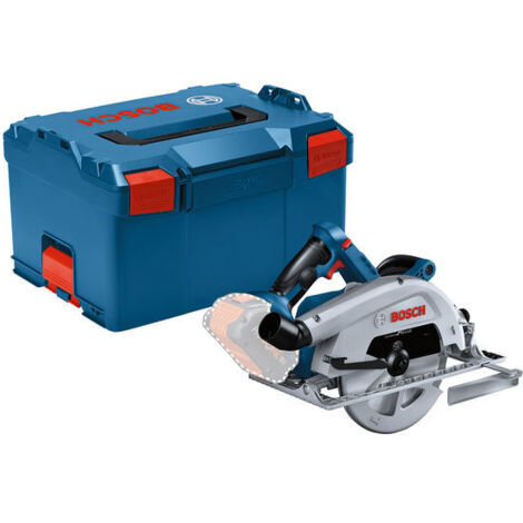 Sega circolare portatile a batteria Bosch GKS 18V-68 senza batteria e caricabatterie in L-BOXX
