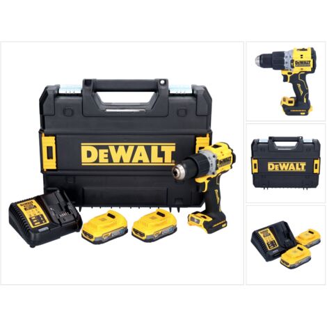 Trapano avvitatore senza spazzole DEWALT XR 18V 1,7Ah Li-Ion - DCD805E2T-QW (1/5)