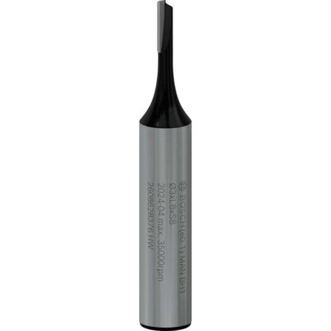 Bosch Accessories 2608628376 Fresa per scanalatura Metallo temprato Lunghezza 51 mm Dimensione, Ø 3 mm Diametro albero