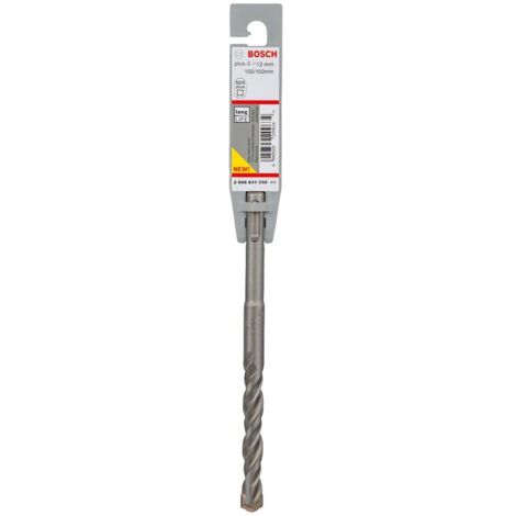 Bosch 2608831032-Punta da trapano SDS-Plus per martello perforatore, 3, 12 x 100 x 160 mm