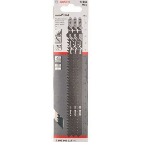 2608663314 - Set 3 lame per seghetto alternativo T 744 D Speed for Wood