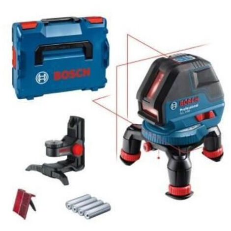 Laser di linea Bosch GLL 3-50 Professional in set + BM 1 Professional in L-BOXX