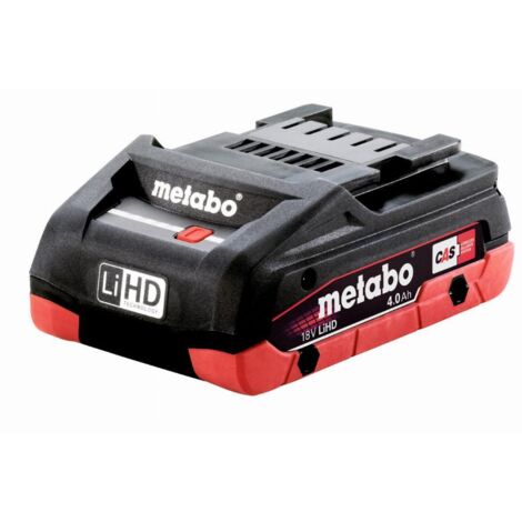 Metabo Pacco batteria LIHD 18 V - 4,0 Ah (625367000)