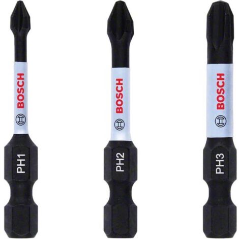 Bosch Accessories 2608522491 Inserto a Croce 3 parti Croce Phillips (1/4)