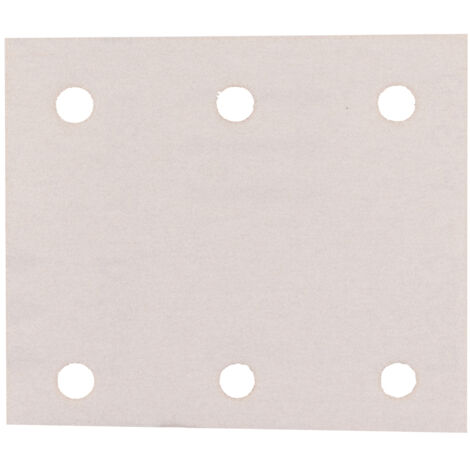 Carta abrasiva Makita 114 x 102 mm, K320, 10 pz. 114 x 102 mm - K320 - 10 pz. - 6 fori - Vernici / colori