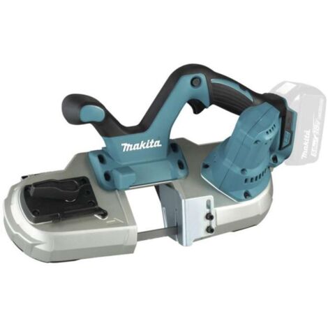 Makita Utensili - Sega a nastro a batteria 18V per metallo, senza batteria e caricabatterie DPB182Z