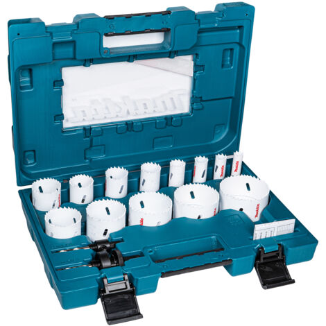 Set di seghe a tazza Makita universale 16 pezzi 16-76 mm, D-63993