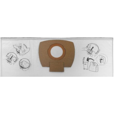 Makita P-72899 Sacchetti per aspirapolvere VC2512L  VC3011L  VC2000L