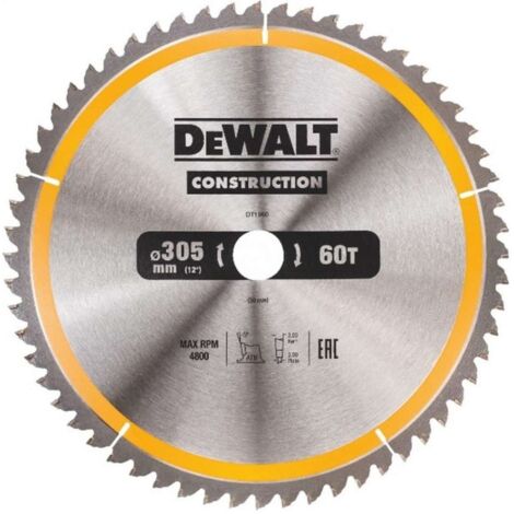 Dewalt DT1960-QZ Lama Sega Circolare 305x30mm 60T Legno