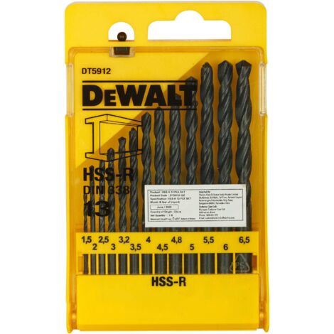 DeWALT DT5912-QZ Set di punte per trapano de punte per trapano 13 pezzo/i (1/4)