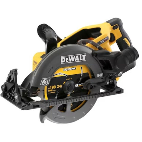 Dewalt – Sega circolare senza filo 54V – Motore Brushless – Diametro lama 190 mm – Profondità di taglio 65 mm – Per legno duro e metallo (1/6)